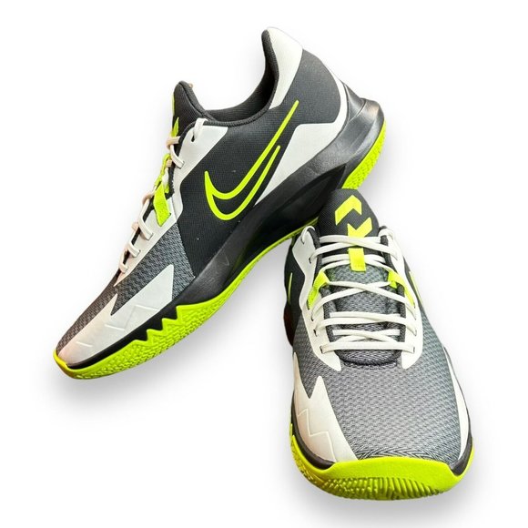 Mens Nike Precision VI 6 Basketball Shoes Size 13 Black Green White DD9535 009 - Picture 5 of 9